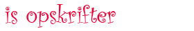 Is opskrifter
